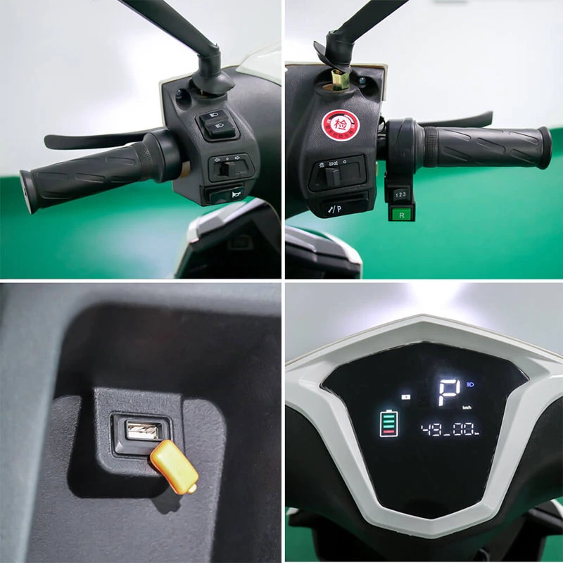 Long Range Waterproof Moto Dual Electric Motorcycle